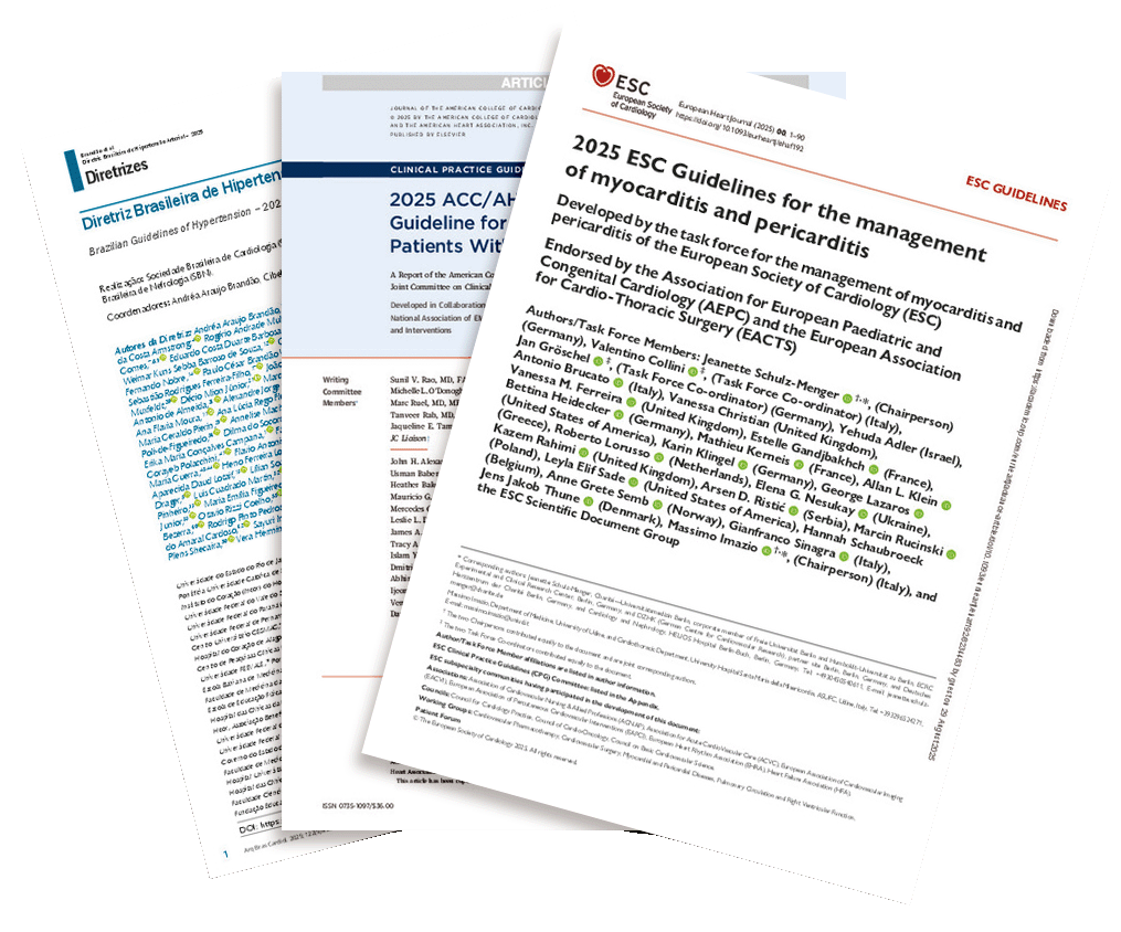 Exemplos de páginas e publicações internacionais